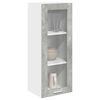 vidaXL Armoire suspendue Gris b&eacute;ton 40 x 31 x 100 cm Bois d'ing&eacute;nierie