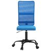 vidaXL Chaise de bureau r&eacute;glable en hauteur bleu tissu en maille