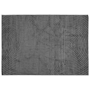 vidaXL Tapis d'int&eacute;rieur et d'ext&eacute;rieur PALMERAS Anthracite