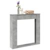 VidaXL Cadre de cheminée gris béton 100x20x100 cm bois d'ingénierie