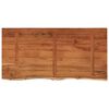vidaXL Comptoir de salle de bain 120x60x3,8 cm rectangulaire acacia