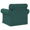 vidaXL Canap&eacute; Vert fonc&eacute;