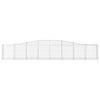 vidaXL Paniers &agrave; gabions arqu&eacute;s 8 pcs 400x30x60/80 cm Fer galvanis&eacute;