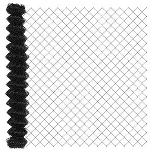vidaXL Cl&ocirc;ture en treillis m&eacute;tallique 10 x 1,5 m Acier Gris