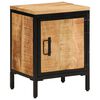 vidaXL Table de chevet 40x30x52,5 cm bois de manguier massif brut