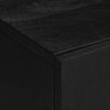 vidaXL Ensemble de meubles salle de bain 4 pcs noir bois d'ing&eacute;nierie