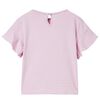 T-shirt enfants avec manches &agrave; volants lila 140