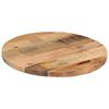 vidaXL Dessus de table &Oslash; 50x3,8 cm rond bois massif de manguier brut