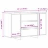 vidaXL Buffet Ch&ecirc;ne Sonoma 120 x 41 x 75 cm Bois d'ing&eacute;nierie