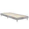 vidaXL Cadre de lit sans matelas gris b&eacute;ton 75x190 cm