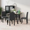 vidaXL Chaises &agrave; manger lot de 4 gris fonc&eacute; velours