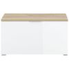 Germania Banc &agrave; chaussures GW-Telde 40x89x49 cm Ch&ecirc;ne Navarre et blanc