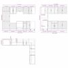 vidaXL Ensemble d'armoires de cuisine 14 pcs Lucca bois d'ing&eacute;nierie