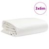 vidaXL B&acirc;che blanc 3x6 m 650 g/m&sup2;