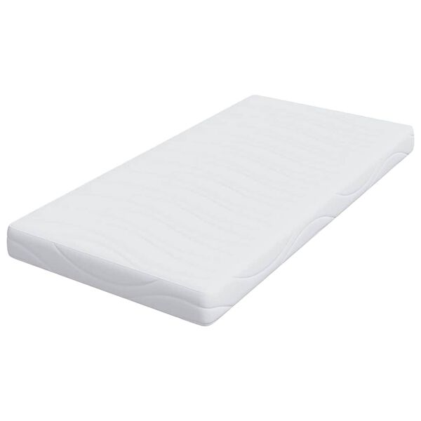 vidaXL Matelas Blanc 120 x 200 cm Tissu jacquard