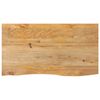 vidaXL Dessus de table &agrave; bord vivant 110x60x2,5cm bois massif manguier