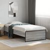 vidaXL Cadre de lit sans matelas sonoma gris 90x200 cm