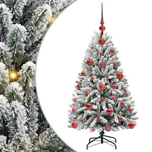 vidaXL Sapin de No&euml;l artificiel 120 cm 150 LED Blanc chaud