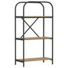 vidaXL &Eacute;tag&egrave;re 3 niveaux 60 x 30 x 109 cm Bois d'ing&eacute;nierie