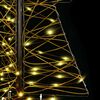 vidaXL Sapin de No&euml;l avec 240 LED Blanc chaud 180 cm Rotin