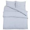 vidaXL Ensemble de housse de couette Gris 200x200 cm Coton