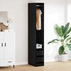 vidaXL Armoire Ch&ecirc;ne noir 50 x 30 x 200 cm Bois d'ing&eacute;nierie