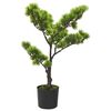 vidaXL Bonsa&iuml; de pin artificiel avec pot 60 cm Vert