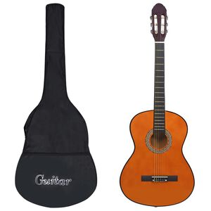 vidaXL Guitare classique avec sac pour d&eacute;butants 4/4 39"