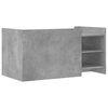 vidaXL Table basse gris b&eacute;ton 100x50x50 cm bois d'ing&eacute;nierie