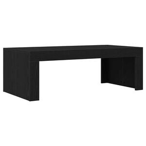 vidaXL Table basse Ch&ecirc;ne noir 102 x 50 x 35 cm Bois d'ing&eacute;nierie