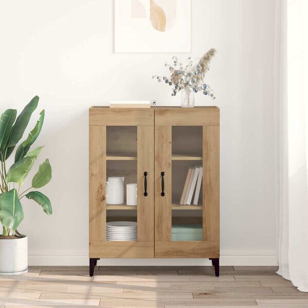 vidaXL Buffet Ch&ecirc;ne artisanal 69,5 x 34 x 90 cm