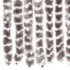 vidaXL Moustiquaire Taupe et blanc 100x220 cm Chenille