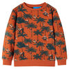Sweatshirt pour enfants rouille clair 92