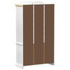 vidaXL Vitrine Blanc 103,5 x 42 x 180 cm Pin massif