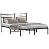 vidaXL Cadre de lit sans matelas ch&ecirc;ne sonoma 150x200 cm
