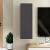 vidaXL Meuble TV Gris 30,5x30x90 cm Bois d&rsquo;ing&eacute;nierie
