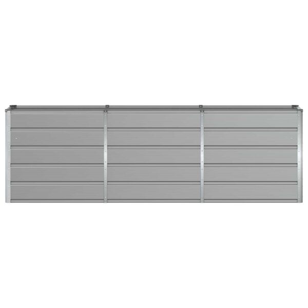 vidaXL Jardini&egrave;re Gris clair 160 x 40 x 75 cm Acier