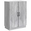 vidaXL Buffet Sonoma gris 66 x 34,5 x 87 cm Bois d'ing&eacute;nierie
