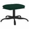 vidaXL Repose-pied Vert fonc&eacute; 60x60x36 cm Velours