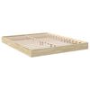 vidaXL Cadre de lit sans matelas ch&ecirc;ne sonoma 150x200 cm