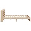 vidaXL Cadre de lit et t&ecirc;te de lit sans matelas 135x190 cm