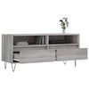 vidaXL Meuble TV sonoma gris 100x34,5x44,5 cm bois d'ing&eacute;nierie