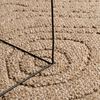 vidaXL Tapis de surface Moir&eacute; HUARTE Naturel 170 x 120 cm Polyester