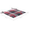 vidaXL Chaises pliables de jardin lot de 2 avec coussins Bois d'acacia