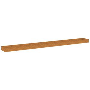vidaXL Lit sur&eacute;lev&eacute; de jardin 960x100x36 cm acier corten