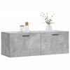 vidaXL Armoire murale gris b&eacute;ton 100x36,5x35 cm bois d'ing&eacute;nierie