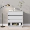 vidaXL Buffet Blanc 70x41x75 cm Bois d'ing&eacute;nierie