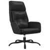 vidaXL Chaise de relaxation Noir Similicuir
