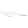 vidaXL Sommier &agrave; lattes de lit matelas LED blanc 120x190 cm similicuir