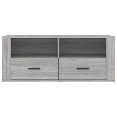 vidaXL Meuble TV Sonoma gris 100x35x40 cm Bois d'ingénierie